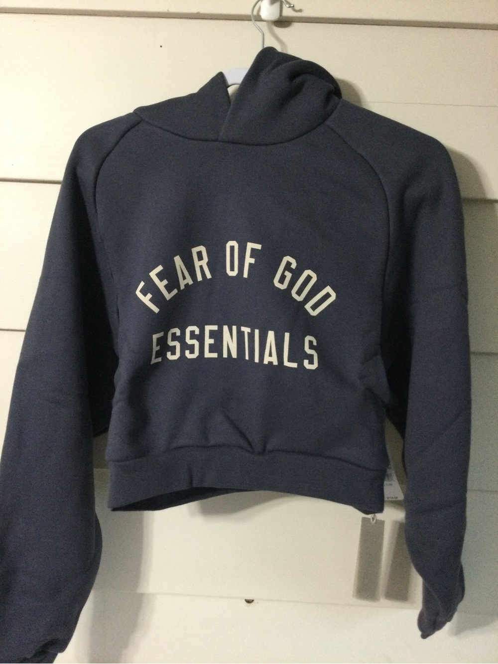 Essentials Fear of God Women's Crewneck in Navy Blue
